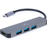 Порт-реплікатор CABLEXPERT 2-in-1 USB-C to HDMI/USB3.0 (A-CM-COMBO2-01)