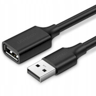 Кабель-подовжувач UGREEN US103 USB-A to USB-A Extension 3м Black (10317)