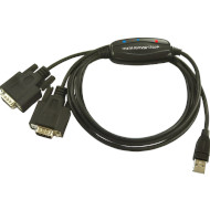 Кабель VIEWCON USB2.0 - 2хCOM 1.4м (VE591)