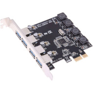 Контролер VOLTRONIC PCIe to 4xUSB 3.0 (YT=C-PCI-E=>4*USB3.0)
