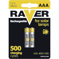 Акумулятор RAVER by EMOS Solar AAA 400mAh 2шт/уп