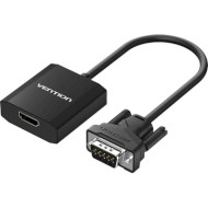 Конвертер видеосигнала VENTION VGA - HDMI Black (ACEB0)