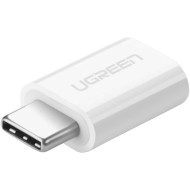 Адаптер OTG UGREEN US157 Type-C to Micro USB White (30154)
