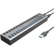 USB хаб з вимикачами ACASIS H716 16-Port Silver