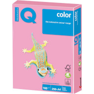 Офісний кольоровий папір MONDI IQ Color Pastel Pink Flamingo A4 160г/м² 250арк (OPI74/A4/160/IQ)