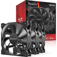 Комплект вентиляторів ZEZZIO ZA-120 3-Pack