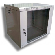 Настенный шкаф 19" HYPERNET WMNC66-9U-Flat-AC (9U, 600x600мм, RAL7035)