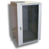Настенный шкаф 19" HYPERNET WMNC-18U-Flat-AC (18U, 600x450мм, RAL7035)