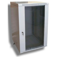 Настенный шкаф 19" HYPERNET WMNC66-18U-Flat-AC (18U, 600x600мм, RAL7035)