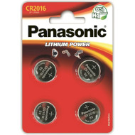 Батарейка PANASONIC Lithium Power CR2016 4шт/уп (CR-2016EL/4B)