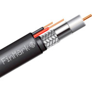 Коаксіальний кабель з живленням FINMARK F 5990BV 2x0.75power 305м Black