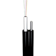 Оптичний кабель FINMARK UT002-SM-18, одномодовий, 2 волокна, підвісний, з несучим тросом, 1км