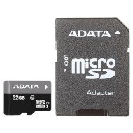 Карта пам'яті ADATA microSDHC Premier 32GB UHS-I Class 10 + SD-adapter (AUSDH32GUICL10-RA1)