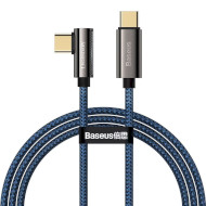 Кабель BASEUS Legend Series Elbow Fast Charging Data Cable Type-C 100W 1м Blue (CACS000603)