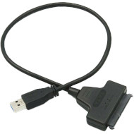 Адаптер POWERPLANT USB-A to SATA 0.15м (HC380046)