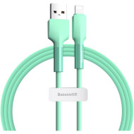 Кабель BASEUS Silica Gel Cable USB for Lightning 1м Green (CALGJ-06)