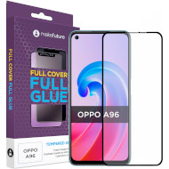 Захисне скло MAKE Full Cover Full Glue для Oppo A96 (MGF-OPA96)