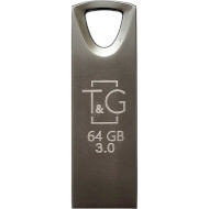 Флэшка T&G 117 Metal Series 64GB Black (TG117BK-64G)