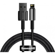 Кабель BASEUS Tungsten Gold Fast Charging Data Cable USB for Lightning 2м Black (CALWJ-A01)