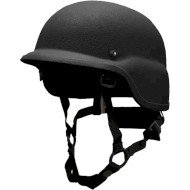 Кевларовий шолом із закритими вухами PASGT Combat L Black (LP19090)