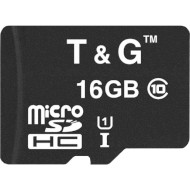 Карта пам'яті T&G microSDHC 16GB UHS-I Class 10 (TG-16GBSD10U1-00)