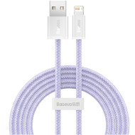 Кабель BASEUS Dynamic Series Fast Charging Data Cable USB to iP 2.4A 2м Purple (CALD000505)