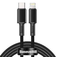 Кабель BASEUS High Density Braided Fast Charging Data Cable Type-C to Lightning 20W 2м Black (CATLGD-A01)
