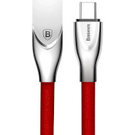 Кабель BASEUS Zinc Fabric Cloth Weaving Cable USB for Type-C 1м Red (CATXN-09)