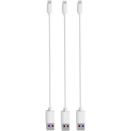 Кабель TIMSTOOL Charge & Sync USB to Micro-USB 3-pack 0.21м White (DC21-MU-WT)