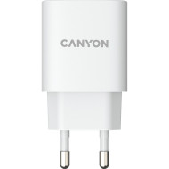 Зарядний пристрій CANYON H-18-01 1xUSB-A, QC3.0, 18W White (CNE-CHA18W)