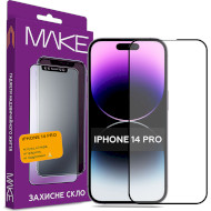 Защитное стекло MAKE Full Cover Full Glue для iPhone 14 Pro (MGF-AI14P)