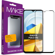 Защитное стекло MAKE Full Cover Full Glue для Poco M5 (MGF-XPM5)
