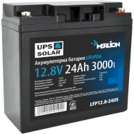 Аккумуляторная батарея MERLION LiFePO4 LFP12.8-24US (12.8В, 24Ач, 4S4P/BMS 30A)