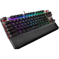 Клавіатура ASUS ROG Strix Scope NX Red Switch TKL RGB Deluxe RU Black (90MP00N6-BKRA00)
