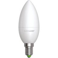 Лампочка LED EUROLAMP C35 E14 6W 3000K 220V (LED-CL-06143(P))