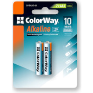 Батарейка COLORWAY Alkaline AAA 2шт/уп (CW-BALR03-2BL)