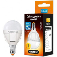 Лампочка LED VIDEX G45 E27 7W 4100K 220V (VL-G45-07274)