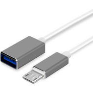 Адаптер XOKO AC-140 Micro-USB to USB Gray (XK-AC-140-GR)