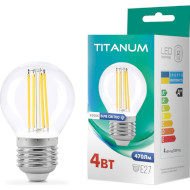 Лампочка LED TITANUM Filament G45 E27 4W 4100K 220V (TLFG4504274)