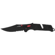 Нож SOG Trident AT Partially Serrated Black/Red (11-12-02-41)
