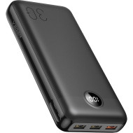 Повербанк VEGER L30 1xUSB-C, 3xUSB-A, PD20W, QC3.0 30000mAh Black