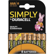 Батарейка DURACELL Simply AAA 8шт/уп (5006963)