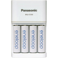 Зарядний пристрій PANASONIC Eneloop Smart & Quick BQ-CC55 + Eneloop 4xAA 2000 mAh (K-KJ55MCD40E)