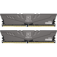 Модуль памяти TEAM T-Create Expert Titanium Gray DDR4 3200MHz 16GB Kit 2x8GB (TTCED416G3200HC16FDC01)
