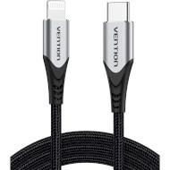 Кабель VENTION PD Fast Charging Cable Type-C to Lightning 1м Gray (TACHF)