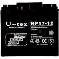 Аккумуляторная батарея U-TEX NP17-12 (12В, 17Ач)
