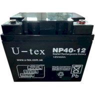 Акумуляторна батарея U-TEX NP40-12 (12В, 40Агод)