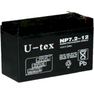 Акумуляторна батарея U-TEX NP7.2-12 (12В, 7.2Агод)