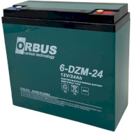 Аккумуляторная батарея тяговая ORBUS 6-DZM-24 (12В, 24Ач)