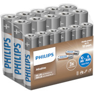 Батарейка PHILIPS Alkaline AA+АAА 10+6шт/уп (LR03A16F/10)
